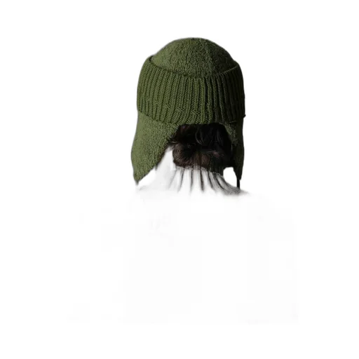 Wool Boa+Ex Finemerino Wool Flight Knit Cap