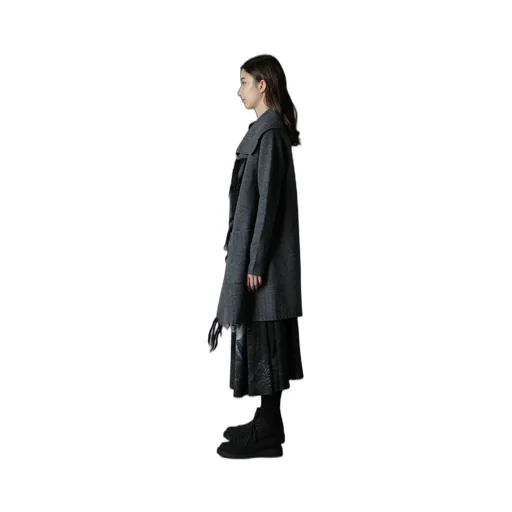 Boilmerinowool Fringe Knit Gown