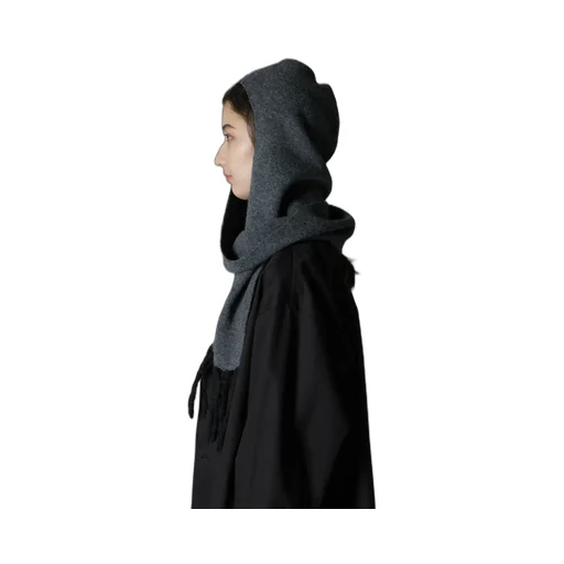 Boilmerinowool Fringe Hooded Muffler