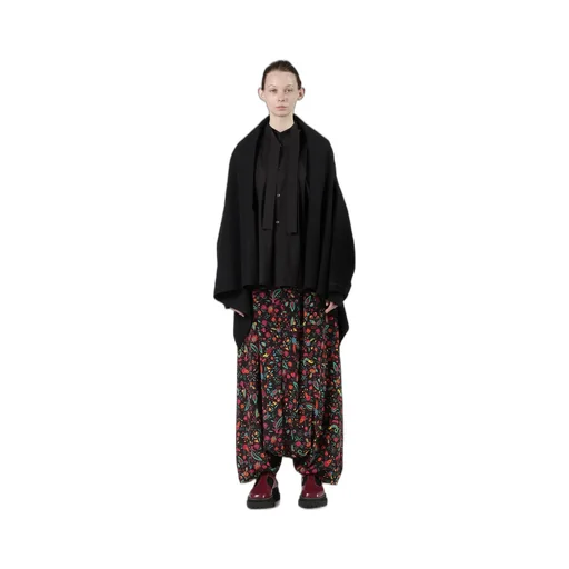 Cable Jq Knit Scarf Blouson