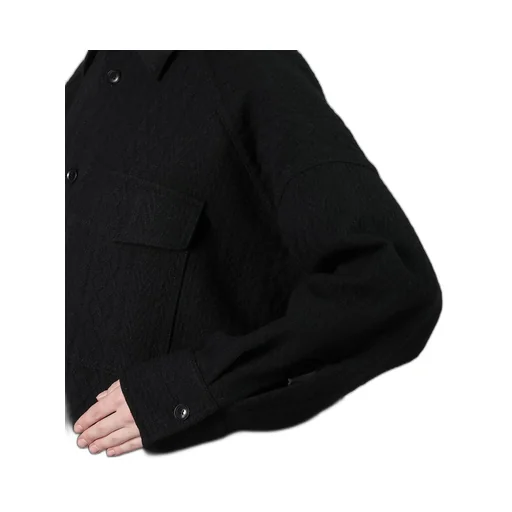Cable Jq Knit Blouse