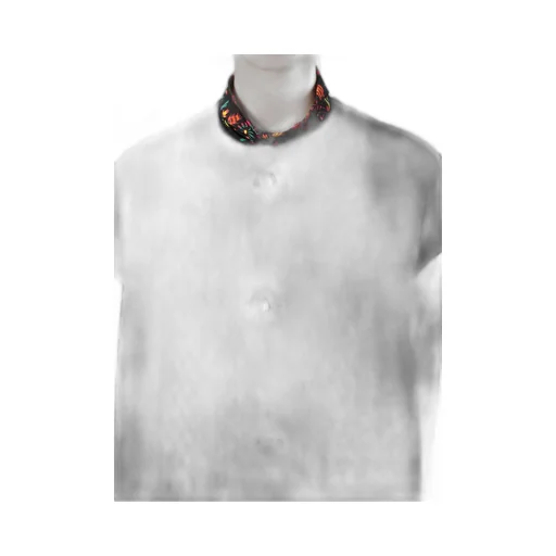 Cable Jq Knit Collerless Coat