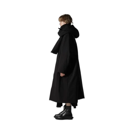 Pe/Tafta Detachable Hooded Coat
