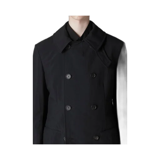 Nylon Taslan Peacoat With Thinsulate