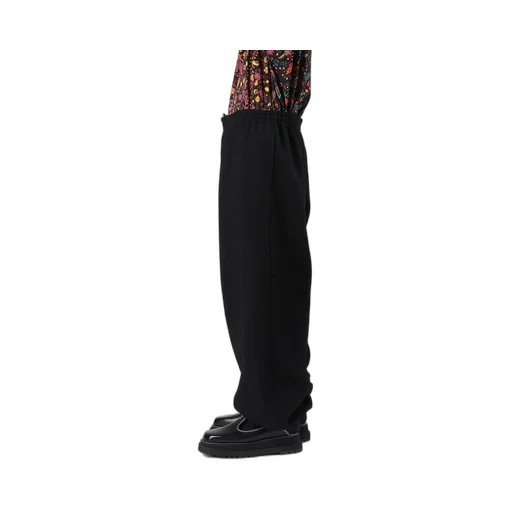 Cable Jq Knit Elastic Waist Pants