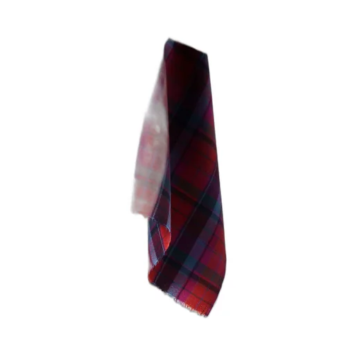 Plaid Scarf Blouson