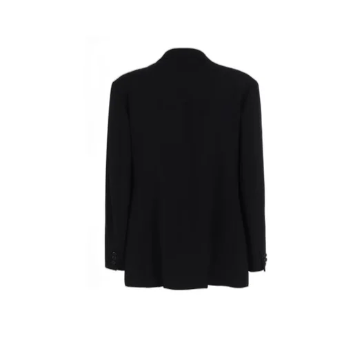 Wool Gabardine Jacket With A Right Lapel Tab
