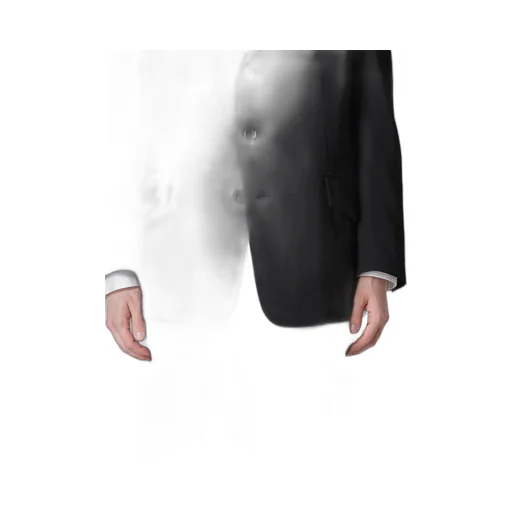 Wool Gabardine Jacket With A Right Lapel Tab