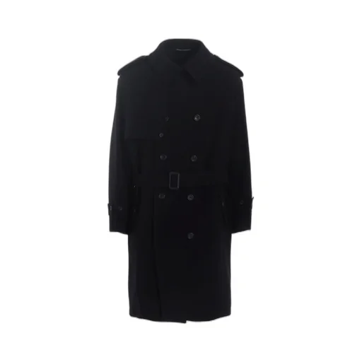 Airy Mosser Trench Coat With Nylon Lining