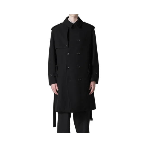 Airy Mosser Trench Coat With Nylon Lining