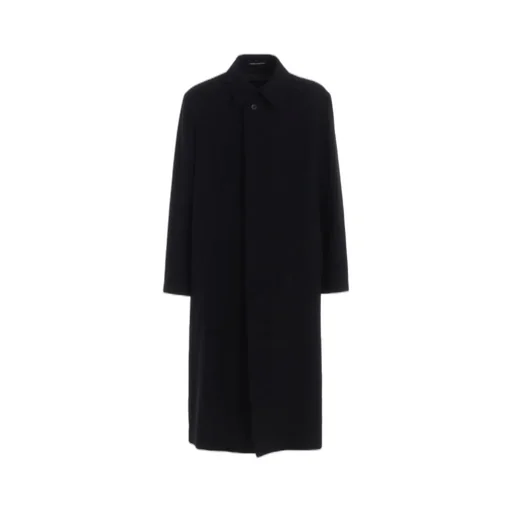 Airy Mosser Long Coat With Nylon Lining