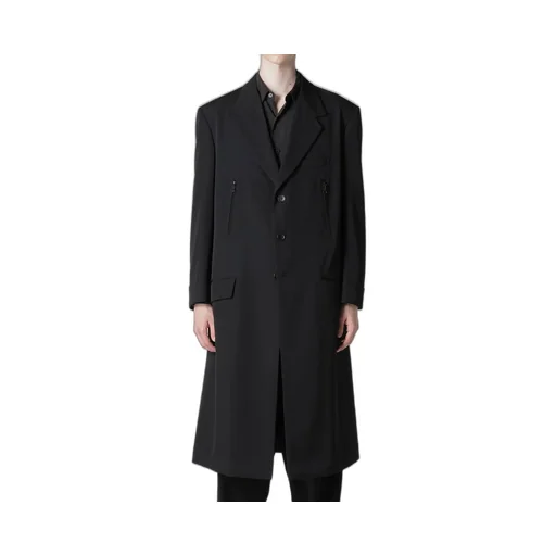 Wool Gabardine Long Sleeve Detail Jacket