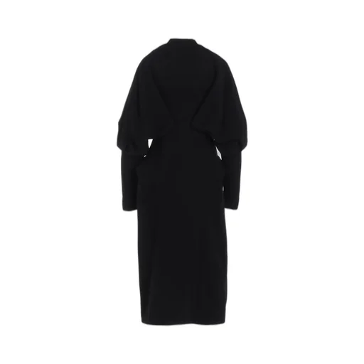 Wool Mosser Balloon Sleeve Coat