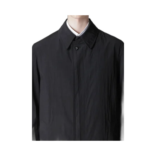 Nylon Weather Coat With Fly Front Collar