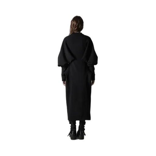 Wool Mosser Balloon Sleeve Coat