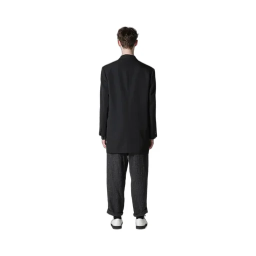 Wool Gabardine Double-Breasted Jacket
