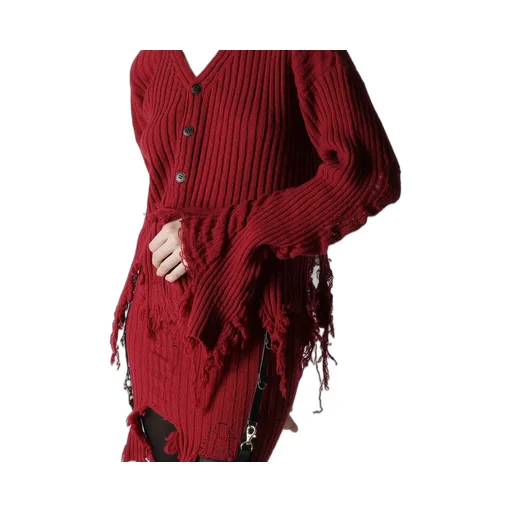 Crushed Rib Cardigan