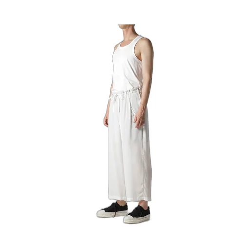 12M Silk Desin Suspender Slim Pants