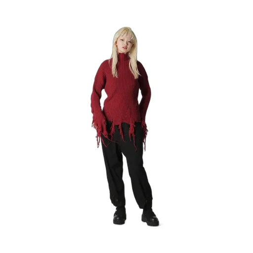 Crushed Rib Pullover