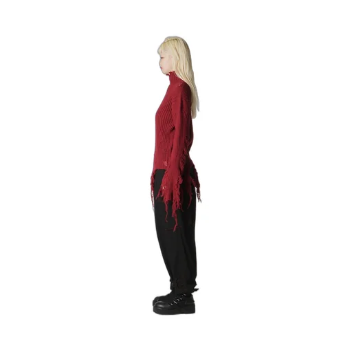 Crushed Rib Pullover