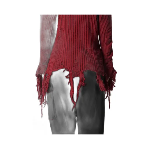 Crushed Rib Pullover