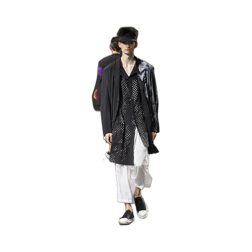 12M Silk Desin Suspender Slim Pants