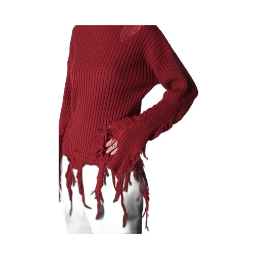 Crushed Rib Pullover