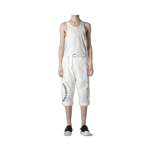 C/L Printed Belted Hem Pants