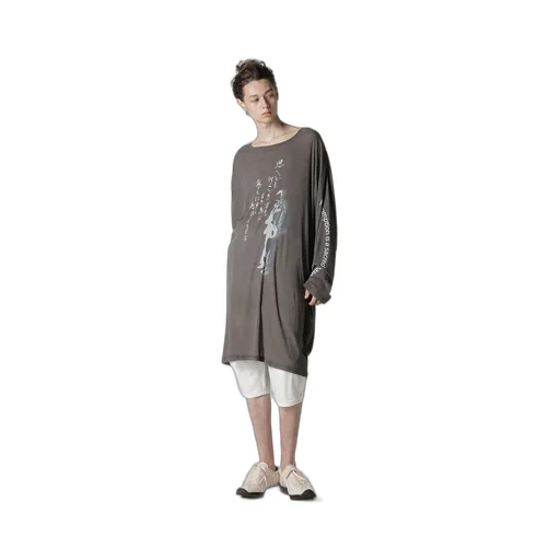 C/L Printed Darts Detail Pants