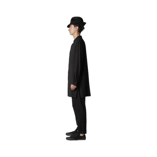 Cellulose Lawn Bk Loop Bd Placket Shirt