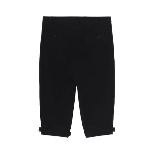 C/L Cambas Black Pta Belted Hem Message Pants