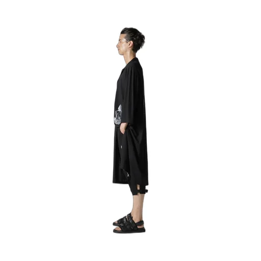 C/Ny Pt Jersey A Stand Long Blouse