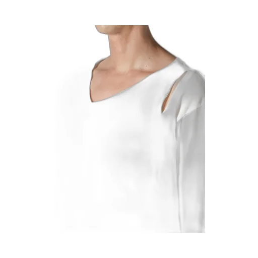 Single Jersey Binder V Neck Long Sleeve