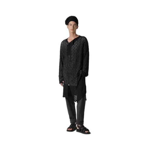 Single Jersey Binder V Neck Long Sleeve