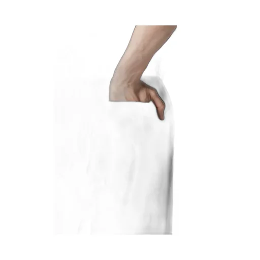 C/L Uneven Thread Canvas Tab Detail Slim Pants