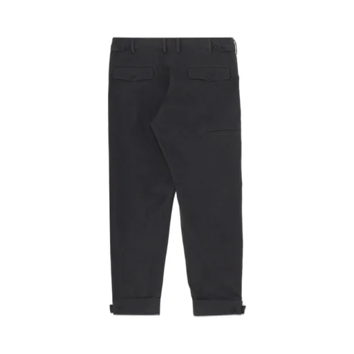 C/ Poplin Tab Detail Slim Pants
