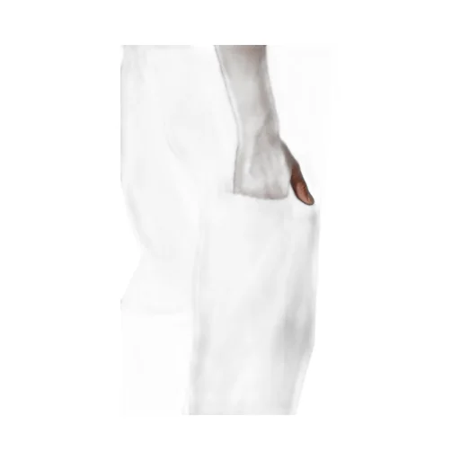 C/L Uneven Thread Canvas Tab Detail Slim Pants