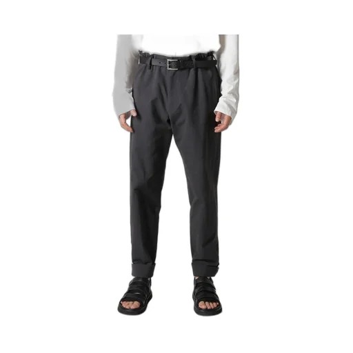 C/ Poplin Tab Detail Slim Pants