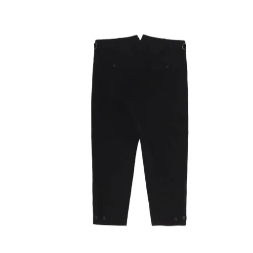 C/L Uneven Thread Canvas Tab Detail Slim Pants