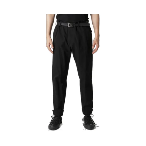 C/L Uneven Thread Canvas Tab Detail Slim Pants