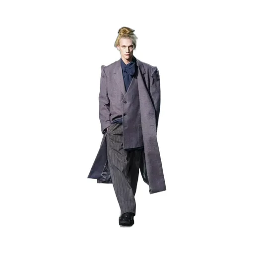 Lady Print Pinched Shoulder Jacket