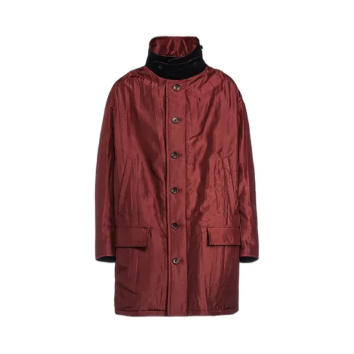 Lady Print Reversible Coat