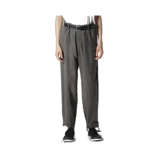 60 Flax Ink Tab Detail Slim Pants