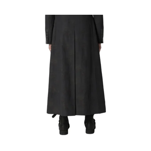 Dungaree Jq Black Long Jacket