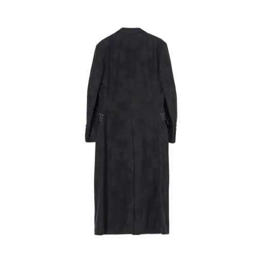Dungaree Jq Black Long Jacket
