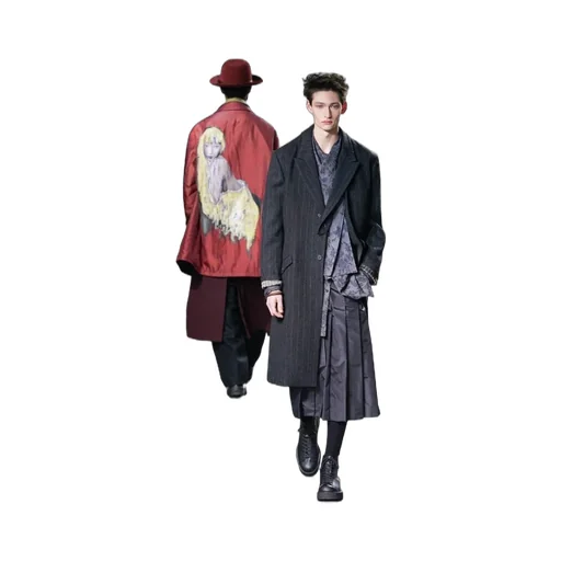 W/Tweed St Light Pattern Lapel Attachable Jacket