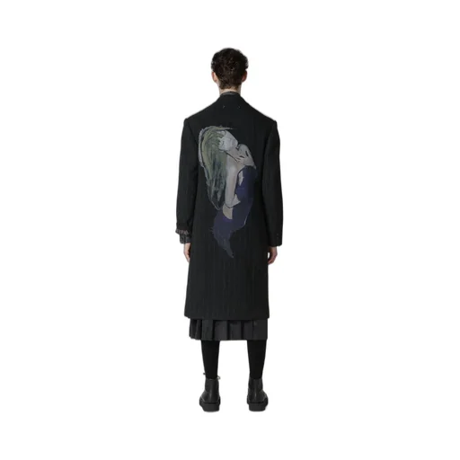 W/Tweed St Light Pattern Lapel Attachable Jacket