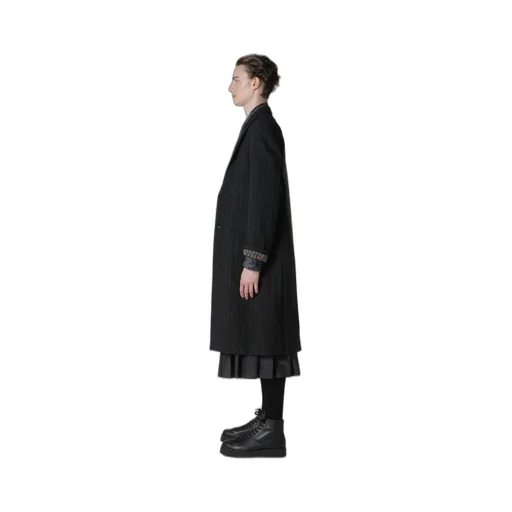 W/Tweed St Light Pattern Lapel Attachable Jacket