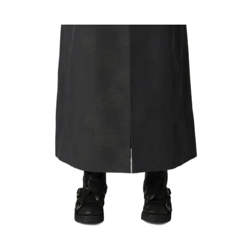 Dungaree Jq Black Long Jacket