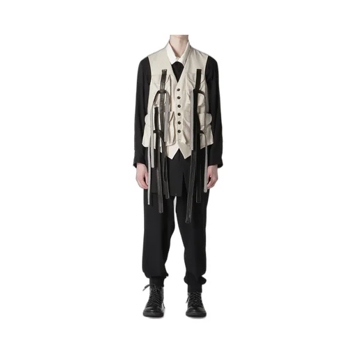 Long Belt Army Vest